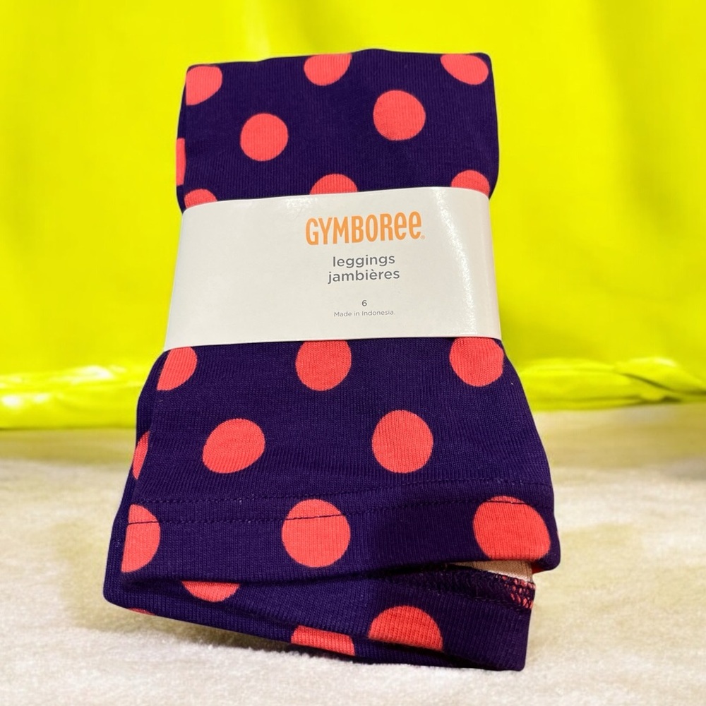 NEW Girls Polka Dot Leggings (6)